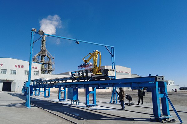 机械手全自动装车机现场运行视频